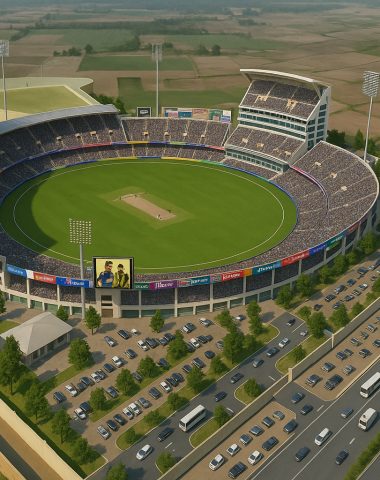 Just 5 mins* to Gwalior International Cricket Stadium